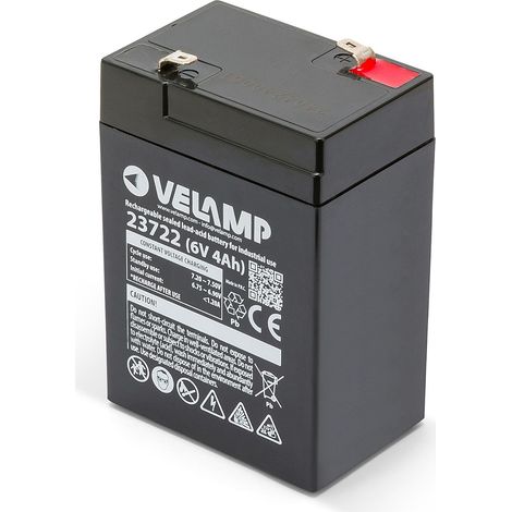 Batteria Ricaricabile Velamp 4 ah 70 x 48 x 107 mm (1/4)