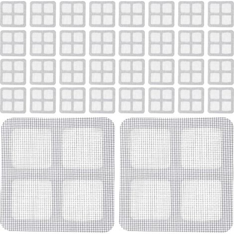 Healeved Lot de 50 pièces ruban adhésif réparation pour moustiquaires. Fabriqué en maille