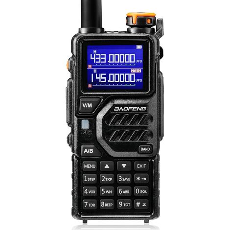 Radio Amateur tri-Bande Longue portée, UHF VHF 1,25 M Radio bidirectionnelle portative 10 W Tri-Power avec Bande aérienne, Batterie 2500 mAh, 999 canaux, Copie de fréquence, brouillage (1/5)