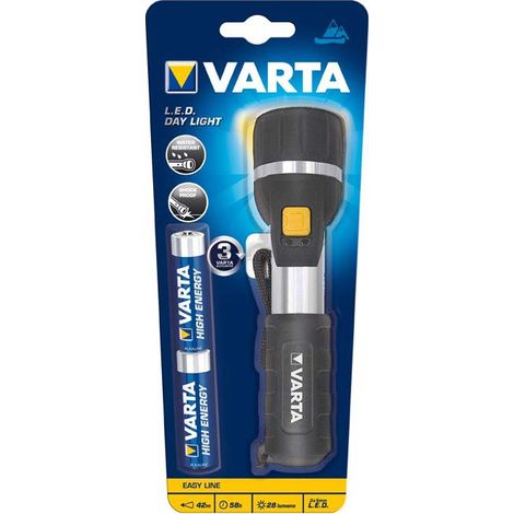 Lampara de bolsillo "LED Day Light 2AA", incl. 2 baterías AA - VARTA
