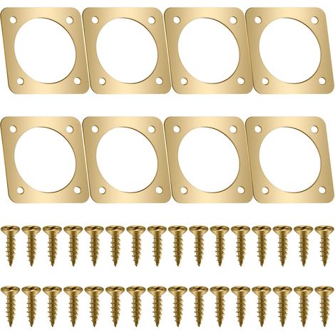 Protezione in metallo per casette per uccelli con apertura in rame per casette per merli azzurri orientali, apertura da 3,8 cm (8 pezzi)