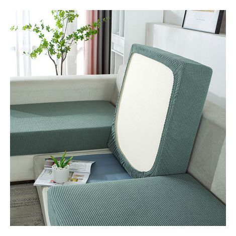Stretch-Ecksofa-Kissenbezug, Schutzhülle für Möbel, Staubdichter Sofabezug, Matcha-Grün, 2-Sitzer (100-125 cm) (1/5)