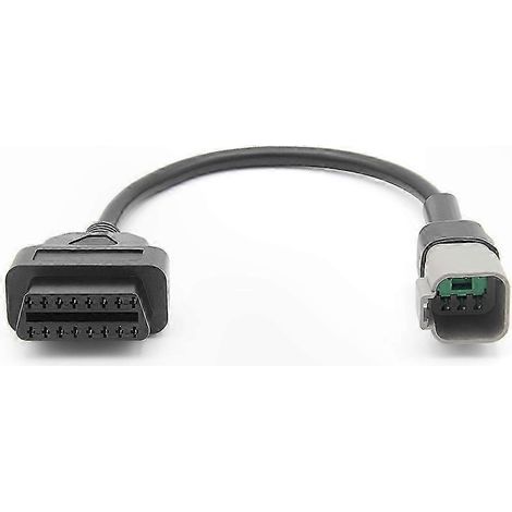 Adaptateur de câble de diagnostic OBD2 6 broches vers 16 broches pour modèles de motos, VTT et UTV CAN-AM (1/5)