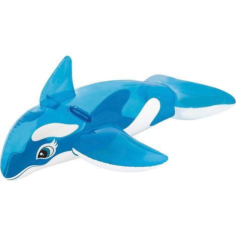 aufblasbarer Orca, strapazierfähiges Vinyl, integrierte Griffe, für Pool und Meer, für Kinder ab 3 Jahren (1/5)
