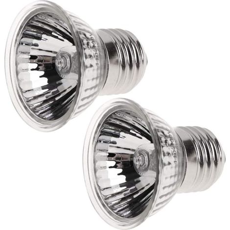 Reptiles Amphibiens Lampes Chauffantes 2 Pièces 25W Lampe Chauffante en Céramique UVA UVB Lampe Solaire à Spectre Complet E27 250V Tortue Lézard Animal de Compagnie Ampoule (1/5)