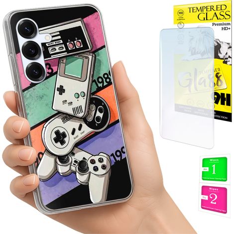 Funda para Samsung Galaxy S25 FE con cubierta para foto, cubierta trasera + cristal 9H (1/5)