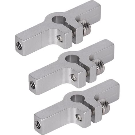Support de tige de serrage 3 pièces, guide de rail de mouvement linéaire 2 côtés 1 colonne, équipement mécanique 3402-0043-0006 (1/5)