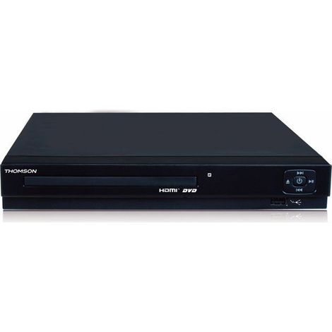 Lettore DVD - THOMSON - THD 300B - Upscaling 1080p - Porta USB - 230 V - Nero
