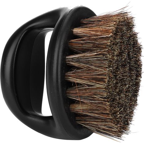 Brosse à Barbe en Soies de Sanglier pour Homme - Outil de Rasage et Taille Moustache Salon 02 (1/5)