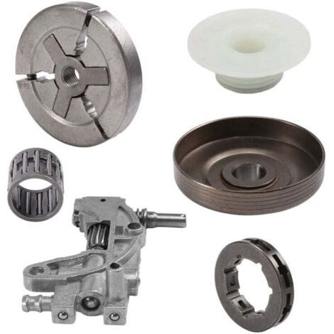 NALOOKAMIC Tambour de Roue DentéE D'Embrayage pour Chinois 4500 5200 5800 45Cc 52Cc 58Cc Kit Roulement Pompe à