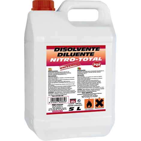 DISOLVENTE NITRO TOTAL GARRAFA 5L PQS