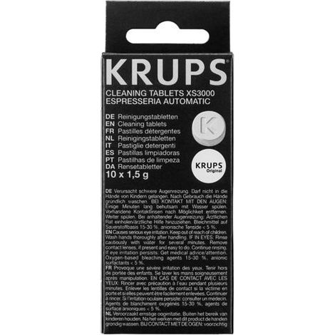 Krups XS300010 Reinigungstabletten weiß 10 Stück (1/10)