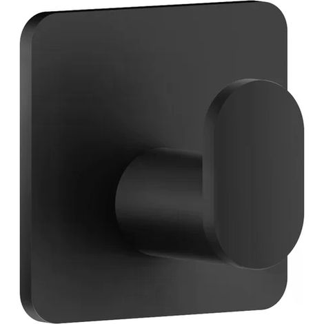 Smedbo CUBE Haken Mini. Schwarz. Selbstklebend. 30 x 30 mm. BB4455 (1/5)