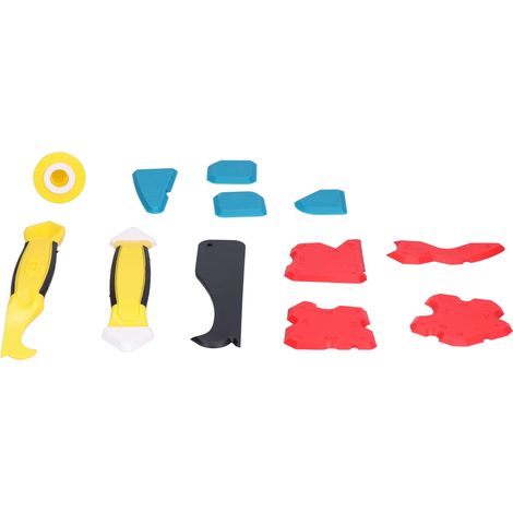 Lisseur de colle silicone en forme de pelle pour coins de plaque et sol, outil de finition de jointoiement, remplacement (1/5)