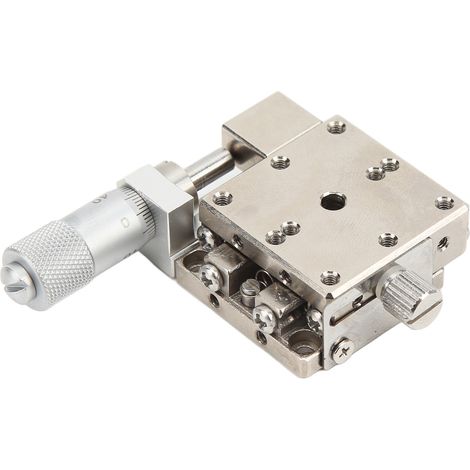 Lineartisch mit X-Achsen, 25 x 25 mm Mikrometer, manueller Verstellplattform und Schiebetisch (1/5)