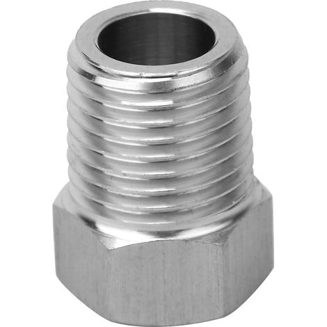 2 adaptateurs BSP mâle-femelle pour tuyauterie, réducteur, manomètre pneumatique, joint de tuyau d'eau 1/2-1/4 (1/5)