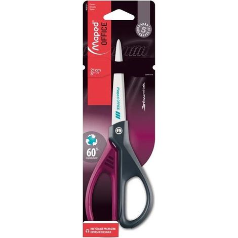 Tijeras ecológicas Essentials Green Deco de 21 cm maped