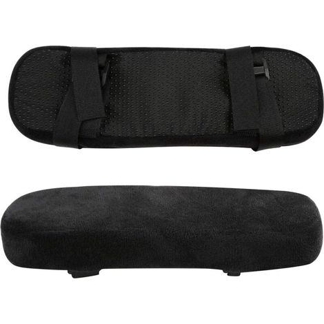 Elbow cushion, set of 2, memory foam armrest cushions, elbow cushions, chair armrest, soft cushion to relieve elbows and forearms. (1/5)