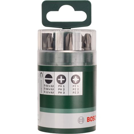 Bosch Schrauberbit-Set Standard gemischt (S PH PZ) - 2609255975