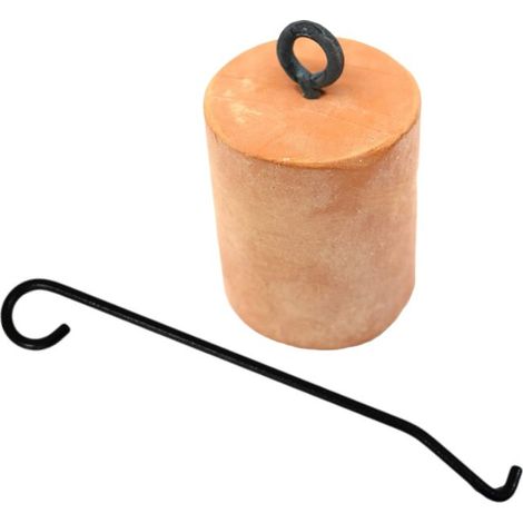 Pack Pierre allume feu + crochet rapide et efficace pour barbecue, cheminée et feu de camp (1/5)