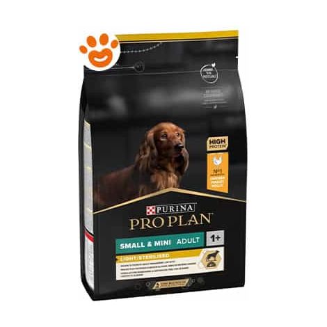 Purina Dog Pro Plan Adult Small & Mini Light Sterilised al Pollo - Sacco 3 Kg -