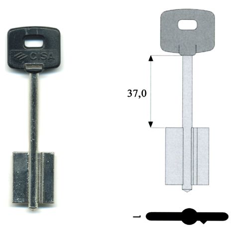Cisa 00122-00-1 Chiave Doppia Mappa Dx