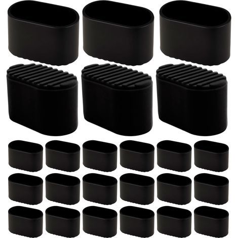 Protège-Pieds de Chaise Lot de 24 Pièces Pieds Meubles Protecteurs Pieds canapé Convient pour Maison, Bureau, École, Patio, Appartement, Dortoir, Table, Lit, Chaise, Armoire (1/5)