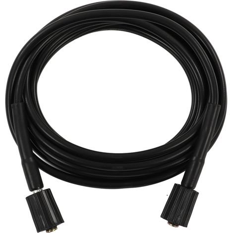 Manguera flexible de PVC y caucho para limpieza de automóviles a alta presión, 9 m de longitud, a prueba de explosiones, 2 extremos M22/14MM (1/4)