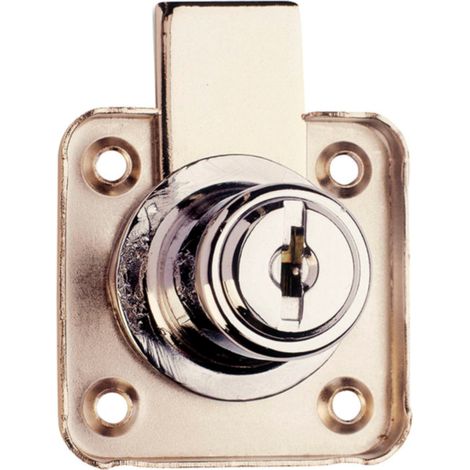 Cerradura Mueble Para Cajon 361/25 mm. Cromado (1/2)