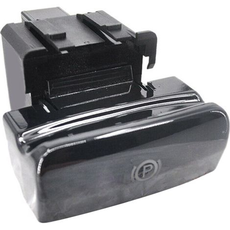 Interruptor electrónico de freno de mano para automóviles, interruptor de freno de estacionamiento para modelos 3008, 470702, 470703 y 470706, color negro brillante. (1/2)
