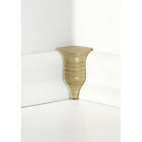 Classen Innenecke für FUXX-Laminatleiste foliert 20 x 40 mm eiche Holzpore Clips & Ecken