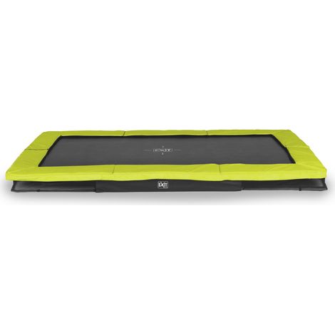 EXIT Silhouette ground sports trampoline 8x12ft - green