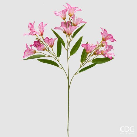 EDG Enzo De Gasperi Ramo Giglio Artificiale H 67 Cm Fucsia
