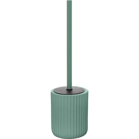 Scopino wc verde in ceramica soft touch con setole nere Spring (1/5)