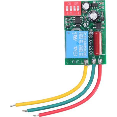 Yosoo Relais Temporel Minuteur Réglable 110V-220V 1 Canal Sortie pour Commutateur de Relais avec 16 Modes de Retard. (1/5)