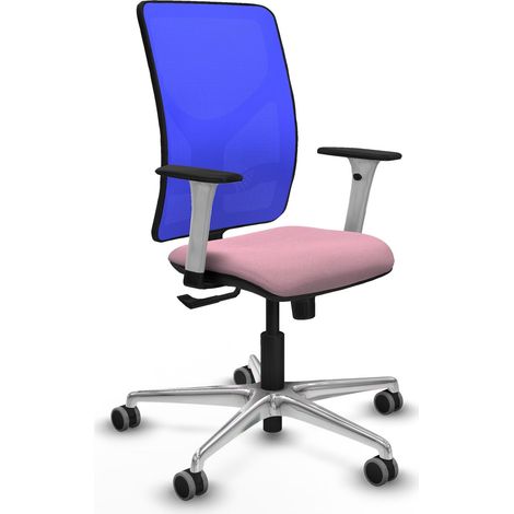 Chaise de bureau piqueras y crespo Motilla blanc support lombaire (1/2)