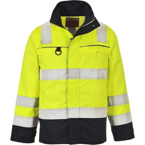Blouson haute visibilité multirisques Portwest Jaune / Marine S. (1/2)