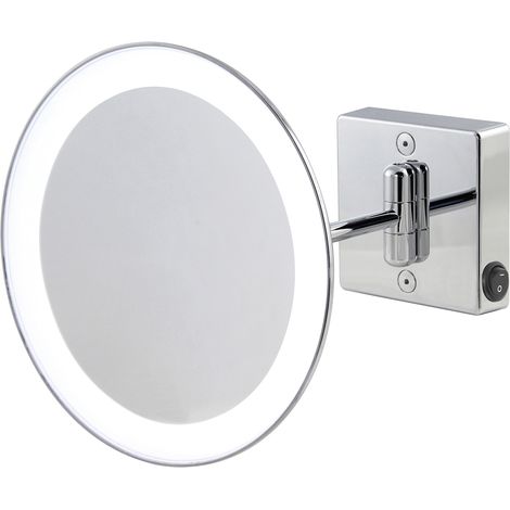 Koh-I-Noor Discolo led hotel h35/1kk2 specchio ingranditore x2 braccio singolo cromato codice prod: H35/1KK2