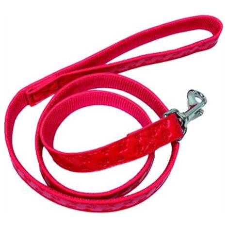 Guinzagli P/Cani Nylon Blinky Piatto C/Moschettone Cm. 120