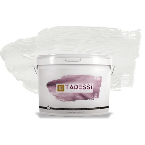 TADESSI Color Vista Wandfarbe Pastellgrau - Mondsteingrau - Matte Dispersionsfarbe - Innenfarbe für Wand und Decke (1/5)