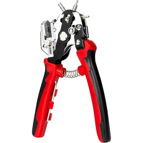 Locher für Leder, mehrere Lochgrößen, 45, Stahlstanzer für Gürtel, Uhrenarmbänder, Gurte, Hundehalsbänder, Sättel, Schuhe, Stoff, Heimwerken, Bastelprojekte
