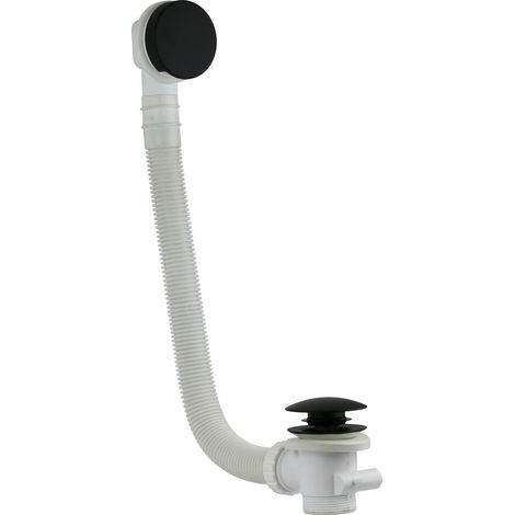 Columna de desagüe universal para bañeras en color negro mate Vicario 1011/120.55 Negro mate (1/2)