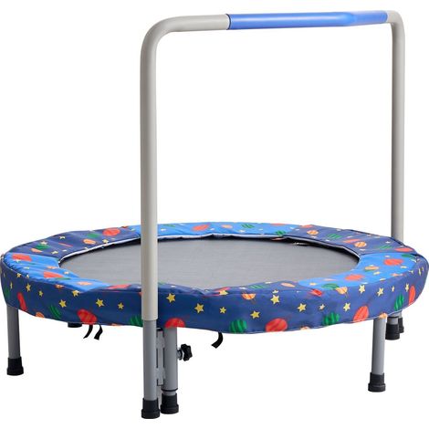 Trampoline pliable 36 pouces pour enfants,idéal pour intérieur et extérieur,cadeau parfait d'anniversaire pour garçons et filles de 3 ans et plus (1/5)