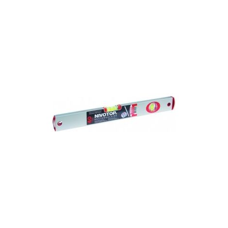 SOFOP TALIAPLAST - Niveau "NIVOTOP" aluminium rectangulaire 2 fioles 40cm