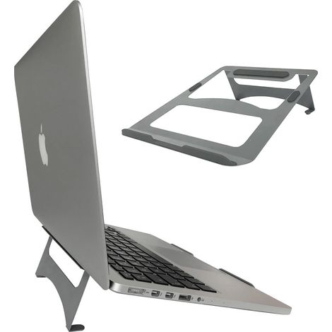 Soporte para portátil - Soporte para Macbook - Metal - Plata