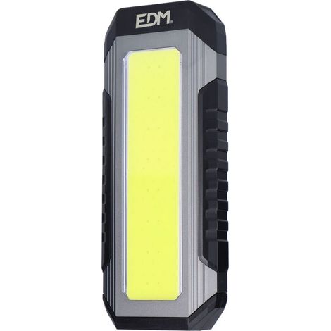 Lampe de poche LED en aluminium, spot LED 5W, LED COB 10W, IP44 36120