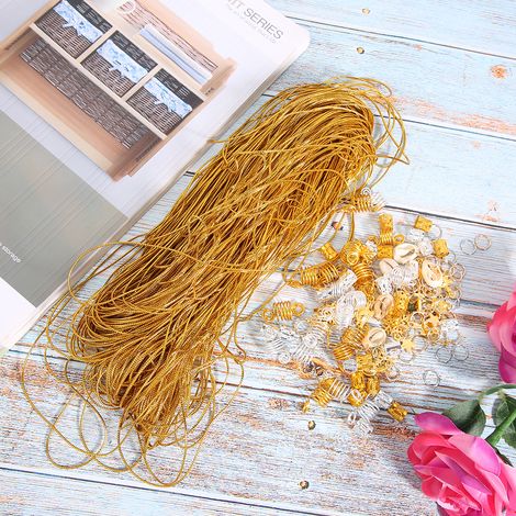 Haarspangen für Dreadlocks mit Blatt- und Schneeflockenmustern, Clips für ethnische Zöpfe (1/5)