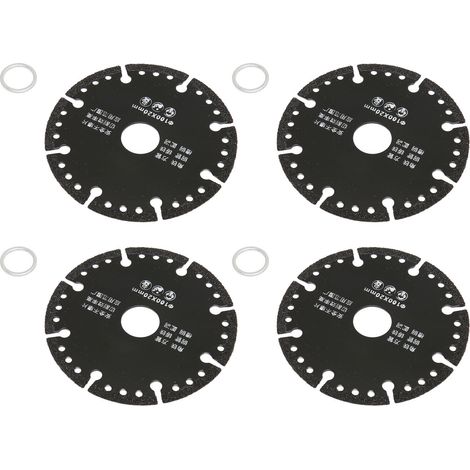 Lot de 10 lames de scie plates multifonctionnelles pour meuleuse d'angle, idéales pour la coupe de l'acier inoxydable, de la fonte et des barres d'armature. (1/5)