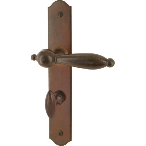 Ensemble sur plaques Bearn 223 424 entraxe 195mm axe 70mm à condamnation 609 carré 7x78mm rouillé - BRIONNE - V.1010643RO