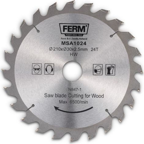 Sägeblatt 210x30/16/18 24Z TCT für MSM1035/1037, TSM1035 (1/5)